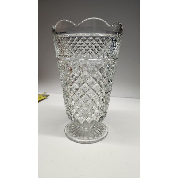 Anchor Hocking Wexford Vase 10" Tall Clear Glass - Picture 1 of 8